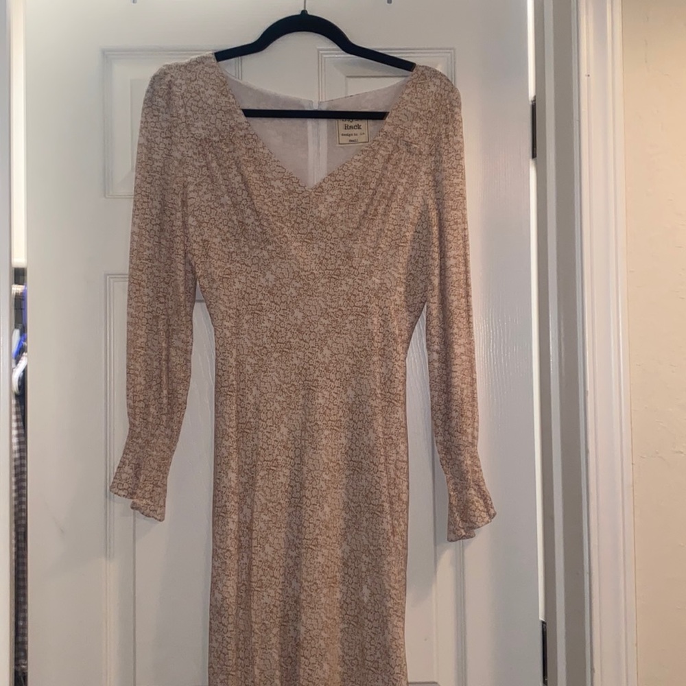 Midi Dress with Slit